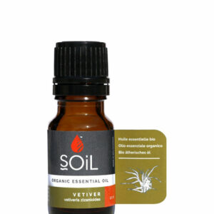 Organic Vetiver Essential Oil (Vetiveria Zizanoides) 10ml